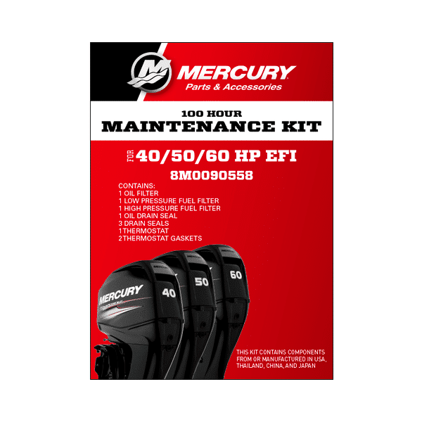 100 uur service kit mercury 40 tot 60 pk