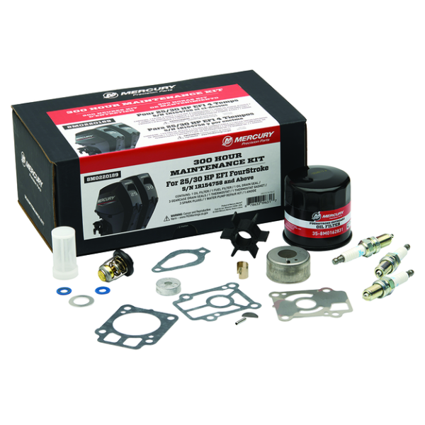 300 uur service kit 25 en 30 pk EFI Mercury nieuw
