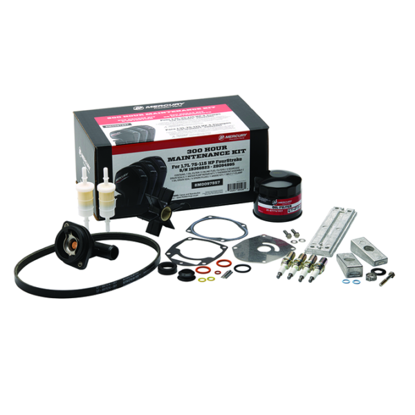 300 uur service kit 75 en 115 pk EFI Mercury