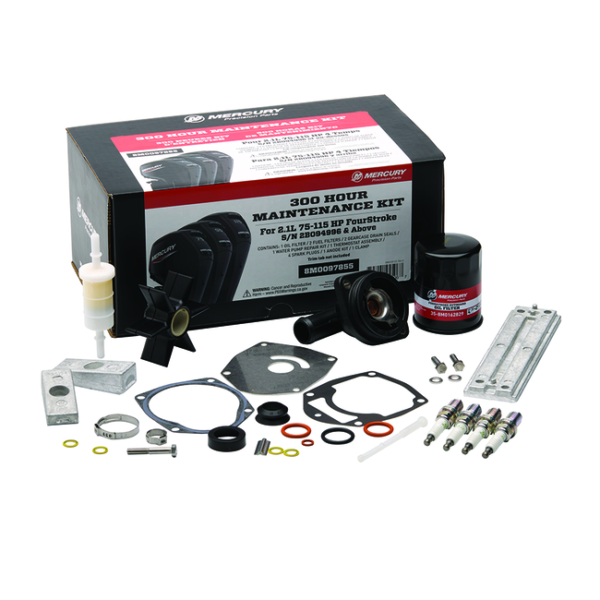 300 uur service kit 75 en 115 pk EFI Mercury nieuw model