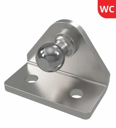 RVS Bracket 10 mm montage type wc omgekeerd