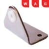 RVS Bracket 5 mm montage type wag
