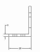 RVS Bracket 5 mm montage voor aanzicht type wag