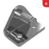 RVS Bracket 8 mm montage type A1 omgekeerd
