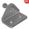 RVS Bracket 10 mm montage type wc