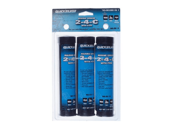 Mercury Quicksilver 2-4-C Marine Lubricant 3 x 85 gram tubes