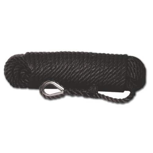 Ankerlijn 3 strengs zwart