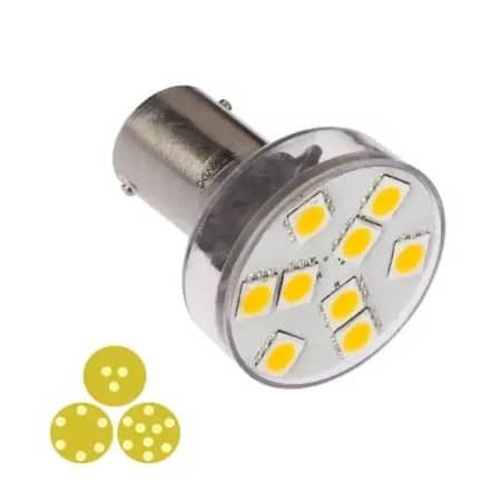 BA15D 3 STEP DIM WW 10-30V, 0,8 1.4 2.0W