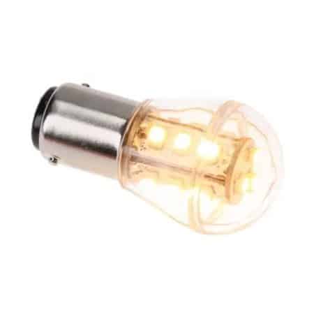 BA15D DUBBEL 10-35VDC 1.6W 15W WW