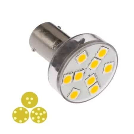 BA15S 3 STEP DIM WW 10-30V, 0,8 1.4 2.0W